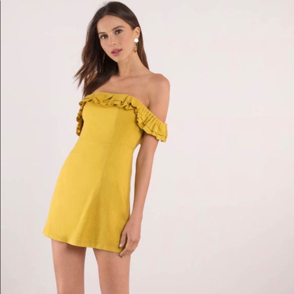 Yellow Mini Dress from Tobi
